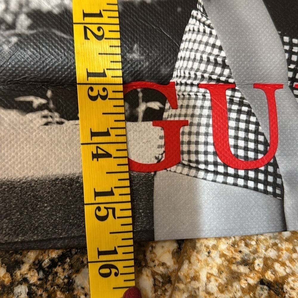 GUESS Black and White Tote Bag - Picture 7 of 10